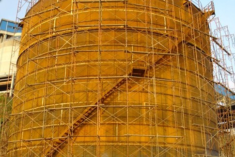 門式腳手架一步登天的旋轉梯