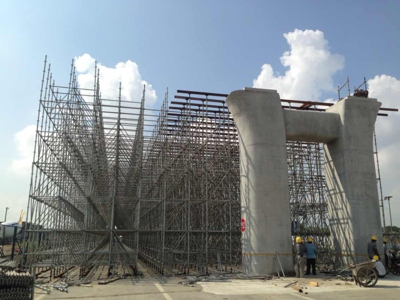 談高架橋腳手架特點剖析